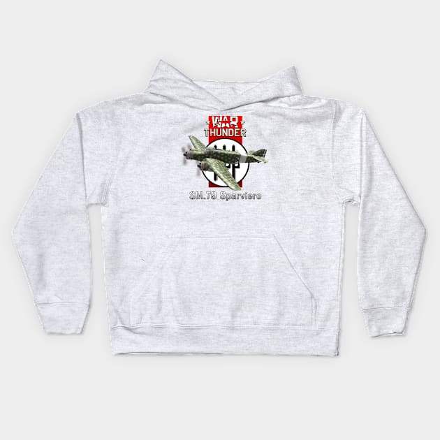 SM.79 Sparviero Kids Hoodie by MilMerchant